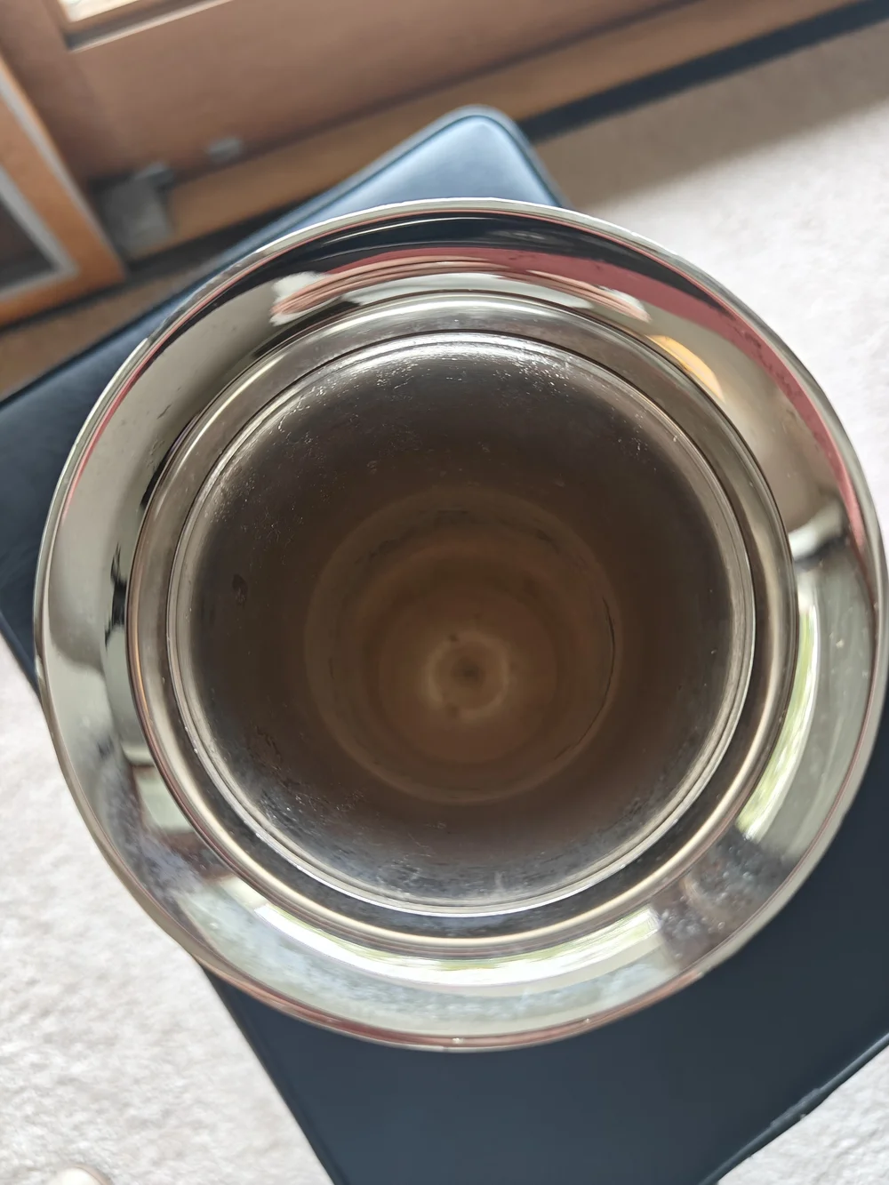 International Silver Company Silver Fluted Vase